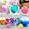 10 Keping Acuan Silikon Resin Sfera, Acuan Bentuk Bola 3D SENHAI Pelbagai Acuan Epoksi Saiz Bulat untuk Kraf DIY, Membuat Barang Kemas, Hiasan Rumah. 
