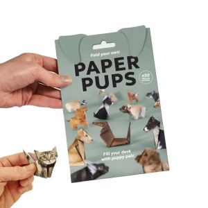 DỄ DÀNG\ud83d\udd253 Stk.\ud83d\udd2550 Tấm DIY Giấy origami Kit Pre-In Gấp Dòng Dễ Thương Động Vật Chó Mèo Bộ dụng cụ thủ công Cho Trẻ Em Người Lớn đồ trang trí để mặt Bàn đồ chơi giảm căng thẳng Quà Tặng