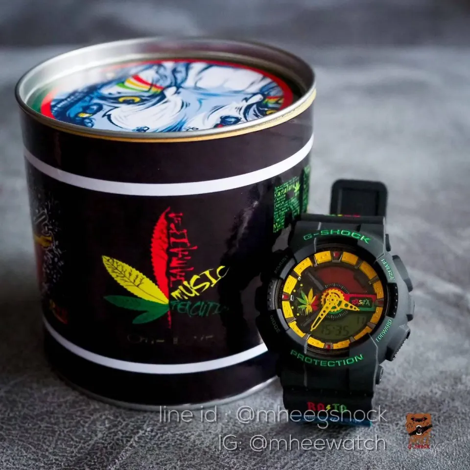 G Shock Ga 110 Custom Rasta 1