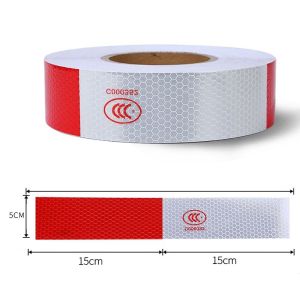 30m Truck Safety Warning Tape Arrow Reflective Tape Truck Reflective Sticker Waterproof Adhesive Tape
