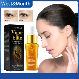 Tháng Tây Rắn Nọc Huyết Thanh Peptide Phai Phai Trên Khuôn Mặt Tốt Dòng Và Nâng Đầu Dòng Điều chỉnh Và Thư Giãn Cơ Mặt làm sáng da Tone Làm Săn chắc Và Giữ Ẩm Trẻ Hóa Da Tinh Chất ngừa nếp nhăn Sản Phẩm Chăm Sóc Da 30Ml