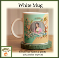 Personalized Photo with Name Mug / Customized / Gift give away Mug (1pc) - Drinkware, Cup Coffee Ceramic Cup Reusable Birthday Washable. 