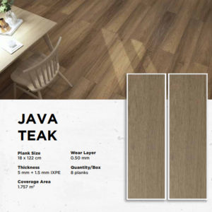 SPC KLIK MARVEL HERITAGE Lantai Vinyl tebal 65mm (5+15 ixpe) 1 box isi 1757 m2