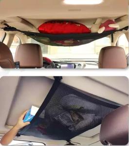 Kantong Jaring Resleting Penyimpanan Mobil