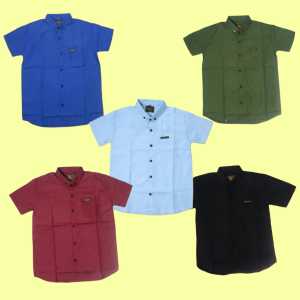 KEMEJA ANAK 90RIBU dapet 5 pcs Kemeja Anak Bahan Soft Katun ADEM