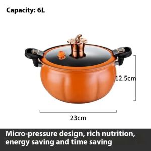 Micro pressure cooker 8L large capacity pressure cooker Soup pot Pumpkin non stick pan for Induction & Gas Stoves