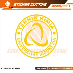 STICKER KAMPUS TEKNIK KIMIA UI  UNIVERSITAS INDONESIA STIKER KACA MOBIL HP LAPTOP