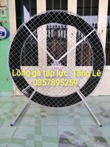 lồng chạy tròn tập lực gà chọi.Tặng Lê 0357895259