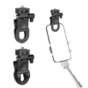 Screen LCD Display Mount Clamp Clip With Standard 1/4 Screw For Fill Light Flash Holder Rack Webcam Stand Live Streaming