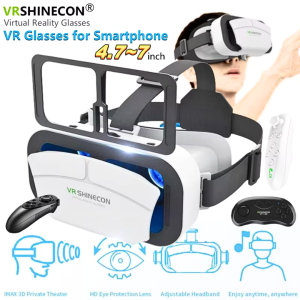 COD Shinecon Kacamata VR Box 3d untuk semua hp IMAX Giant Screen Virtual Reality Glasses - SC-G12
