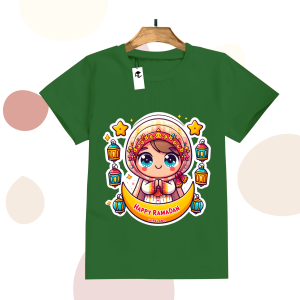 Code8.id DTF Kaos Perempuan Doa Edisi Ramadan Anak Anak Best Seller Awan MURAH DAN TRENDY