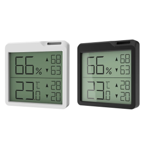 Mini Digital Temperature Humidity Monitor High Accuracy ABS Housing Compact Design For Baby Room Pet Space Indoor Use