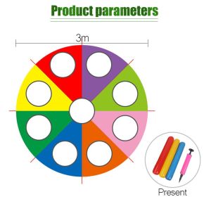 Whack A Mole Montessori Games Rainbow Parachute Parasut Pelangi Mainan Anak Sekolah Tk SD