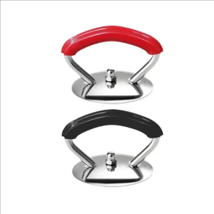 4pcs Universal Stainless Steel Pot Cover Handle Replacement / Silicone Anti-scald Lid Handles / Kitchen Cookware Pot Cover Handle / Knob Replacement Holding Handle for Saucepan Lid