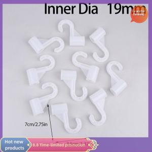 Graceful 10 cái móc nhựa dày cho phù hợp với tủ quần áo kệ tủ quần áo móc phụ kiện tự làm nguồn cung cấp bên trẻ em Lều trò chơi phòng khớp