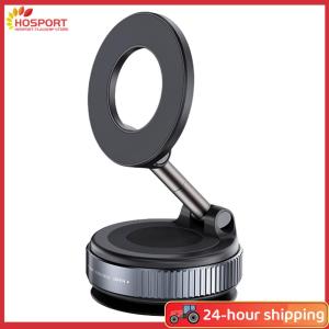 【HOSPORT】Strong Magnetic Vacuum Suction Cup Car Phone Stand 360  Rotatable Universal GPS Navigation Stand for Car Smooth Surface