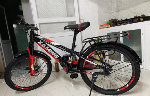 Xe đạp người lớn có đề và ko đề 24 inch - 26 inch có giảm sóc trước phanh đĩa trước sau tặng kèm gácbaga sau - Xe đạp cỡ 20-22 inch cho học sinh
