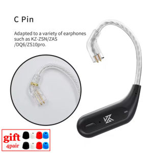 KZ AZ09 Bluetooth 5.2 Wireless Upgrade Cable HIFI Wireless Ear Hook With Charging Case For KZ TRN CCA Earphones Headset