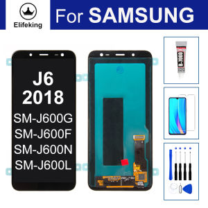 5.6 LCD สำหรับ Samsung Galaxy J6 2018 J600 SM-J600G J600G J600FN J600GF J600GT J600L จอแสดงผลหน้าจอสัมผัสประกอบ