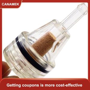 【CANAMEK】 6Mm Nhỏ Nhựa Phổ Xe Máy Gas Xăng Nhiên Liệu Lọc Dầu 1 4  Đường Dây Rõ Ràng Khí Mini Filte Thay Thế