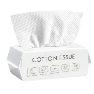 【SPOETRY】100 pcs Disposable Face Towel Cotton Tissue Cleansing Travel Makeup Wipes Facial Travel Wipes 洗脸巾
