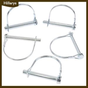 [Hillarys] Heavy Duty Marine Trailer Coupler Safety Pin D Ring Round Arch Locking Lock Pin