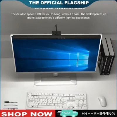 [CHAMAIR MALL] Dimming Computer Monitor Light Bar Touch Control USB Screenbar Light Space Saving Eye Protection No Screen Glare Home Office for Study Laptop