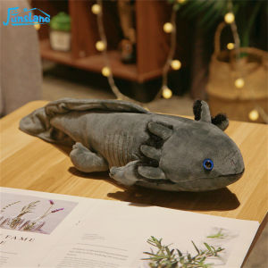 FunsLane 45cm Axolotl Plush Toy Cute Cartoon Animal Plushie Soft Stuffed Plush Doll For Birthday Gift Home Decoration