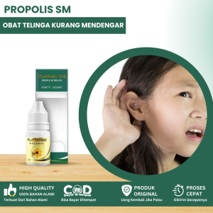 Obat Telinga Kurang Mendengar Obat Telinga Budeg Obat Gangguan Pendengaran Obat Kurang Mendengar Obat Tetes Telinga Budeg Telinga Sakit Infeksi Telinga Dengan Propolis SM