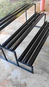 Rak pasu bunga atau sayuran 3 tingkat 4kaki)bajetmurah tahan lasak