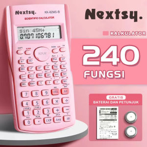 Champion Kalkulator Ilmiah 240 Kalkulator Fungsi Kalkulator 4 Warna-Rabbit Stationery