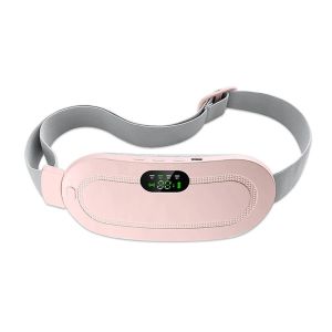 NOONOR 4 Gear Massage Electric Heating Waist Belt 3 Level Temperature Fast Heating Massage Belt  Portable Abdominal Menstrual Heating Pad Relieve Period Pain