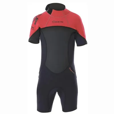 Kids 2.5MM Wetsuit Neoprene Thermal Shorty Diving Suit Swimsuit Surf Children Scuba Freediving Youth Swim