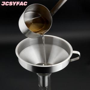 JCSYFAC 100 120 200 300 400 450 Lưới Nylon Lọc Thép Không Gỉ Phễu Cho Trái Cây Sữa Truyền Thống Y Học Trung Quốc Dầu Rượu Vang Trắng