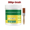 300g Waterproof Coating Invisible Paste Sealant Polyurethane Glue with Brush Adhesive Repair Glue for Home Roof Bathroom. 