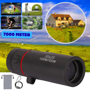 PUCUK Teropong HP Monocular 10X BAK4 dengan Klip Smartphone untuk Foto Jarak Jauh