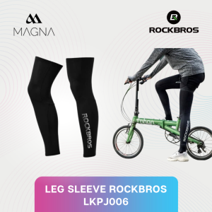 Manset Kaki Sepeda Rockbros LKPJ006 Bicycle Leg Sleeve Leging Lari Elastis Outdoor Olahraga Sepeda Gowes Lari Pria Wanita