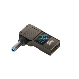 Type C Female to Male Adapter Connector PD100W Suitable for Monitoring Voltages Current Power Laptops Efficient Charging