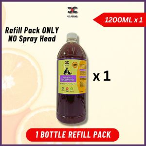 CC Cat & Dog Repellent Pet Repellent Spray 1200ml Citrus Wood Vinegar Water Based Repel Spray Cat Repellent Dog Repellent