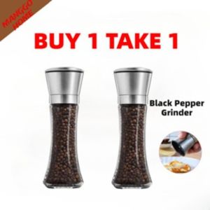 BUY 1 TAKE 1 Grinding Bottle Manual Salt Pepper Mill Grinder Stainless Steel Muller Spice Sauce Grinder