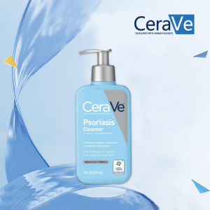 cerave official store CeraVe Psoriasis Cleanser 237ml Anti Itch Antibacterial Cleanser Body Wash For Eczema Psoriasis cerave official store