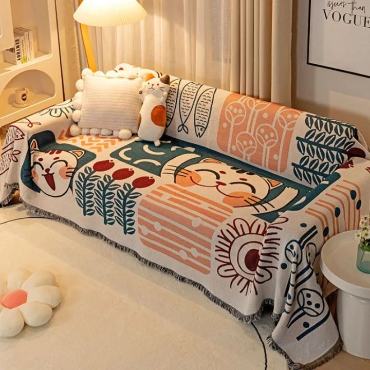 Plaid Blanket For Nordic Ins Wind Summer Universal Beds Sofa Bed Decorative  Boho Sofa Cover Throw Blanket Picnic With Tassel Lazada PH