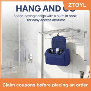 【ZTOYL】 Công Suất Lớn Du Lịch Mỹ Phẩm Túi Trang Điểm Tổ Chức Cho Phụ Nữ Đa Chức Năng Rửa Zip Pouch Cho Sử Dụng Hàng Ngày Kỳ Nghỉ Lưu Trữ