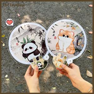 [The Fayshow] พัดลมพับได้ลายการ์ตูนแบบพกพาพัดลมมือถือพับได้สุดสร้างสรรค์สำหรับฤดูร้อนพัดลมมือบินดิสก์กระเป๋าผ้าของขวัญสำหรับเด็ก