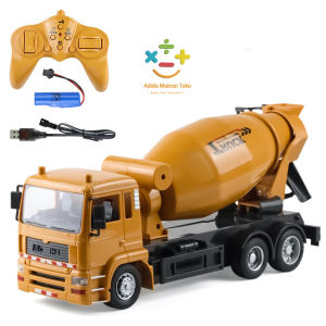 Mainan Anak-anak Remote Control Paduan Model Mixer Remote Control Rekayasa Mainan Kombinasi