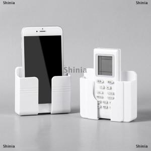 [COD] Shinia Wall Mounted Storage Box Remote Control Case Phone Plug Charging Holder Rack New