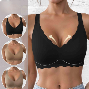 Bra Adjustable Lingerie Set Gathering Non-steel Ring Breathable Decompression Light and Thin Traceless