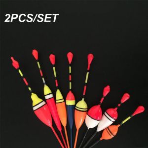 Q-1151 STORE 2PCS Fashion Assorted Sizes Fluctuate Floats Bobbers Ice Fishing Lure Float Indicator Light Stick Floats