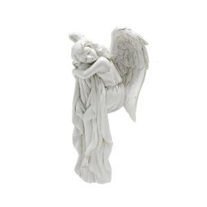Window Frame Ornament Elegant Angelic Designing Resin Figurine for Living Room Bedroom or Study Decoration 1PC