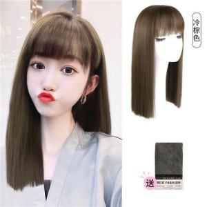 Rambut gimde-wig milik cewek berambut gelap model rambut hitam panjang model rambut manusia rambut gimbal